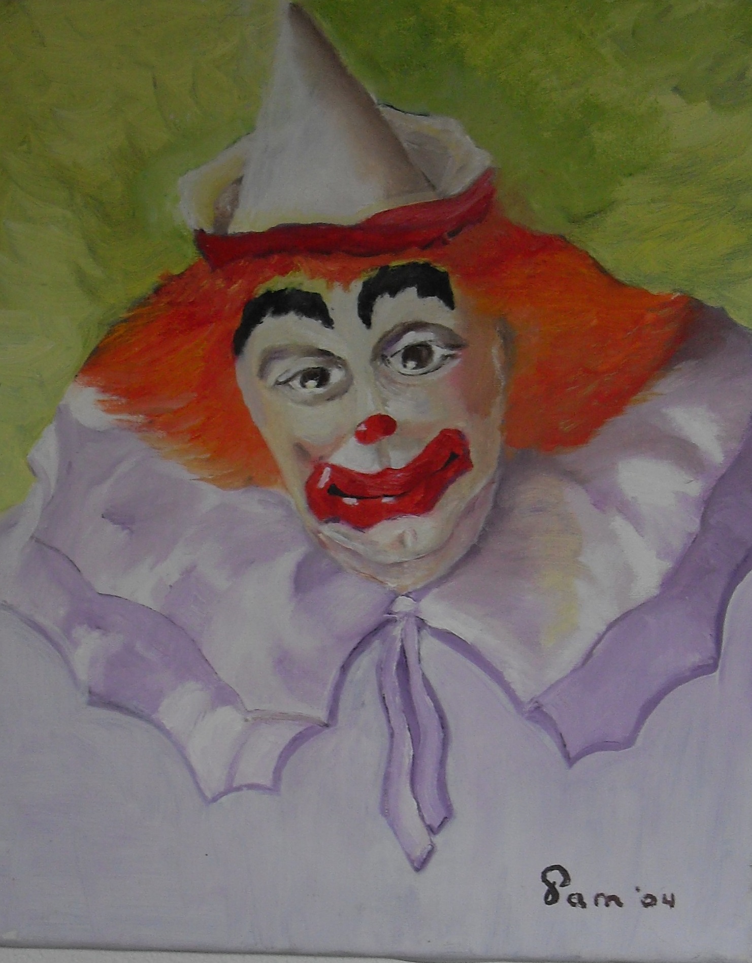 258-Clown met mooie kraag