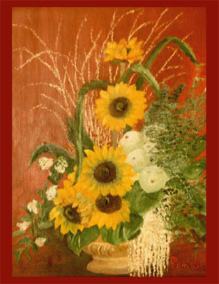 Bloemstuk zonnebloem